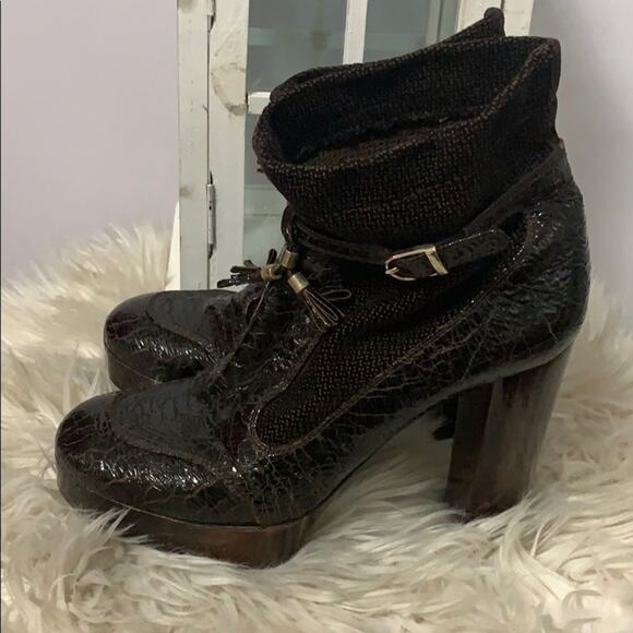 STELLA MC CARTNEY PATENT LEATHER BOOTS Siz…‎ - Picture 1 of 8